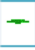 SAUNDERS ATI PHARMACOLOGY STUDY GUIDE. DOWNLOAD TO SCORE A