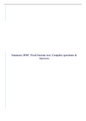 Summary BMC Fixed Income test, Complete questions & Answers.