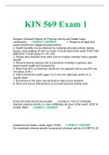 KIN 569 Exam 1 2023/2024 