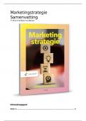 MARKETINGSTRATEGIE Samenvatting HSL 2e jaar  24/25 MARKETING 2