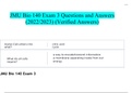 JMU Bio 140 Exam 3. Questions and Answers (2022/2023) (Verified Answers)