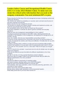 Leaders Safety Course and Occupational Health Course (LSC) U.S Army 2023;Module 6 Quiz. To make sure you retain the critical safety information that you need as the company commander. You need minimum 80% to pass.