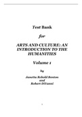 Arts and Culture An Introduction to the Humanities, Volume 1, 4e Janetta Rebold Benton Robert J. DiYanni (Test Bank)
