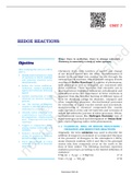 Redox reactions