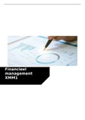 Samenvatting theorie financieel management