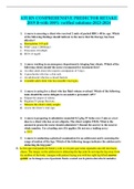 ATI RN COMPREHENSIVE PREDICTOR RETAKE 2019 B-with 100% verified solutions-2023-2024