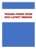 TRAUMA FISDAP EXAM  2023 LATEST VERSION