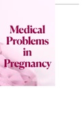 management of common maternal conditions that may complicate pregnancy, haematological problems, epilepsy and diabetes.