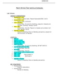 Mark Klimek Test taking strategies,,lab values;