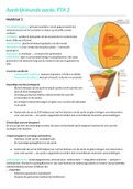 Samenvatting De Geo  - Aarde Systeem aarde Studieboek vwo, ISBN: 9789006619331  Aardrijkskunde