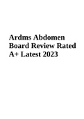 Ardms Abdomen Board Review Rated A+ Latest 2023