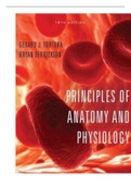 Test Bank for Principles of Anatomy and Physiology 12th Edition by Bryan Derrickson, Gerald Tortora.