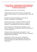 Advanced Pharm - Sympathomimetics, Parasympatholytics, Corticosteroids, Methylxanthines QUESTIONS WITH COMPLETE SOLUTIONS