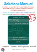 Solutions Manual For Principles of Biostatistics 2nd Edition By Marcello Pagano , Kimberlee Gauvreau 9781138593145 ALL Chapters .