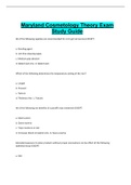 Maryland Cosmetology Theory Exam Study Guide