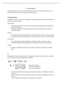 3.8 Equilibrium Constants