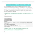 BIOCHEM C785 2ND OA READINESS CHECK 2022. DOWNLOAD TO SCORE A