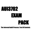 AUI3702 EXAM PACK