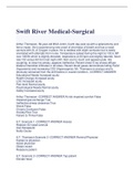 Exam (elaborations) Swift River Virtual Clinicals 