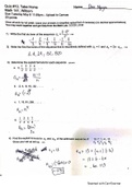 Quizzes Solution