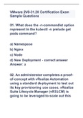 VMware 2V0-31.20 Certification Exam Sample Questions |2023 LATEST UPDATE|GUARANTEED SUCCESS