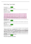 EKG Clep Test Q&A