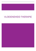 Samenvatting vloeiendheid therapie