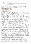 Notes on python