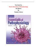 Test Bank For Porth’s Essentials of Pathophysiology  4th Edition By Tommie L.Norris |All Chapters, Complete Q & A, Latest|