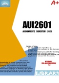 AUI2601 Assignment 2 Semester 1 2023 (849463)