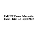 PMK EE Career Information Exam | Rated A+ Latest Updated 2023