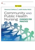  Test Bank for Community and Public Health Nursing-Evidence for Practice 4Ed.by Rosanna DeMarco & Judith Healey-Walsh Complete & Updated for  2024