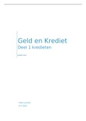  Geld en krediet  SEM1 ACF1