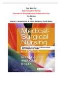 Test Bank For Medical-Surgical Nursing  Concepts for Interprofessional Collaborative Care  9th Edition By Donna D. Ignatavicius, M. Linda Workman, Cherie Rebar |All Chapters, Complete Q & A, Latest|