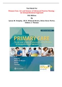 Test Bank For Primary Care: Art and Science of Advanced Practice Nursing - An Interprofessional Approach  5th Edition By Lynne M. Dunphy, Jill E. Winland-Brown, Brian Oscar Porter, Debera J. Thomas |All Chapters, Complete Q & A, Latest|