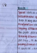 Summary  AS Unit G481 - Mechanics, Motion Chapter 3