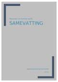 Samenvatting  Personen en Familierecht ISBN: 978 90 13 15602 7