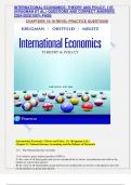 INTERNATIONAL ECONOMICS: THEORY AND POLICY, 11E (KRUGMAN ET AL.) QUESTIONS AND CORRECT ANSWERS 2024-2025|100% PASS CHAPTERS 13-19 REVEL PRACTICE QUESTIONS