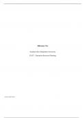   Milestone Five  Southern New Hampshire University IT 657:  Enterprise Resource Planning 