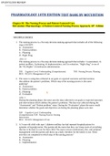 The Nursing Process and Patient-Centered CareMcCuistion: Pharmacology: A Patient-Centered Nursing Process Approach, 10thEdition