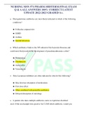 NURSING MSN 571 PHARM-MIDTERM-FINAL EXAM Q & A ALL ANSWERS 100% CORRECT LATEST UPDATE 2022-2023 GRADED A+.