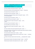 OHIO JURISPRUDENCE EXAM GUARANTEED to score A+