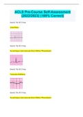 ACLS Pre-Course Self-Assessment (2022/2023) (100% Correct)