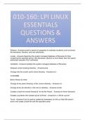 010-160 LPI LINUX ESSENTIALS QUESTIONS & ANSWERS