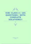 ICBC CLASS 4 | 165 QUESTIONS | WITH COMPLETE SOLUTIONS!!