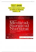 TEST BANK  Lewis medical surgical nursing  12th Edition by Harding all  chapters 1- 68