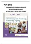 Ebersole and Hess’ Gerontological Nursing & Healthy Aging, 6th Edition