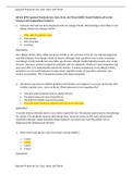 NR 661 APN Capstone Practicum Ears, Eyes, Nose, and Throat (EENT) Exam/Problems all Correct Answers with Explanations Graded A: