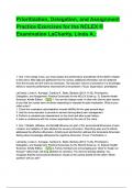 Prioritization, Delegation, and Assignment Practice Exercises for the NCLEX_ ® Examination LaCharity, Linda A.; Kumagai, Candice K.; Bartz, Barbara (2013-11-22).