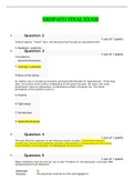 NRNP 6531 Final Exam (Latest-2023, 100 Q & A) / NRNP6531 Final Exam / NRNP 6531 Week 11 Final Exam / NRNP6531 Week 11 Final Exam: Walden University | 100% Correct Q & A |